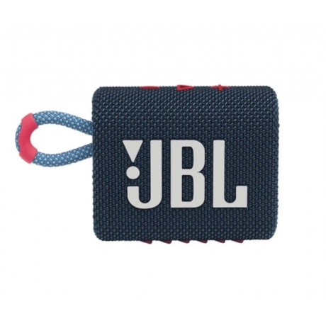 Портативная акустика JBL Go 3 Blue-Pink - фото 2
