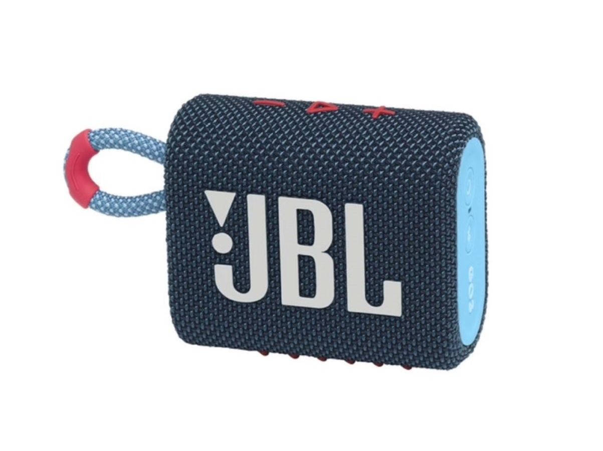 цена Портативная акустика JBL Go 3 Blue-Pink