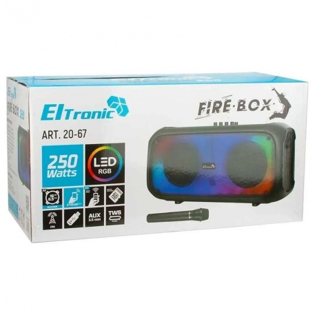 Портативная акустика Eltronic 20-67 Fire Box 250 - фото 5