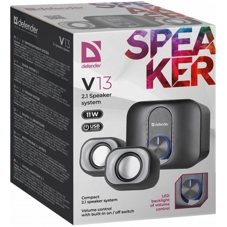Портативная акустика Defender V13 65213 - фото 2