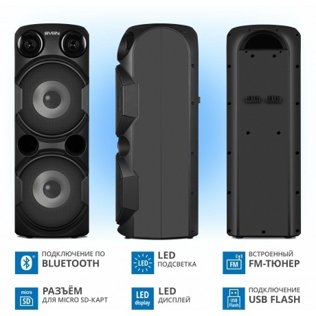 Портативная акустика Sven PS-750 - фото 15