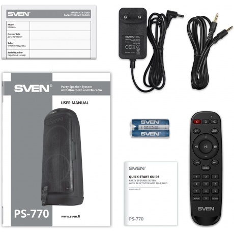 Портативная акустика Sven PS-770 SV-021719 - фото 11