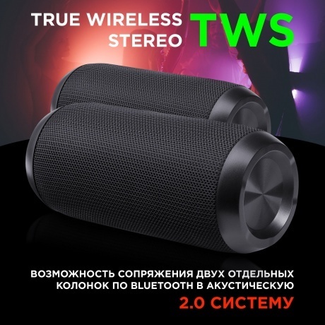 Портативная акустика Defender ENJOY S100 BLACK (65101) - фото 11