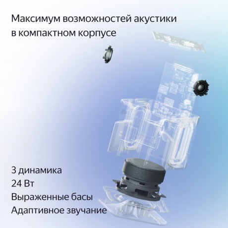 Умная колонка Яндекс Станция Миди YNDX-00054 (малиновый) - фото 16