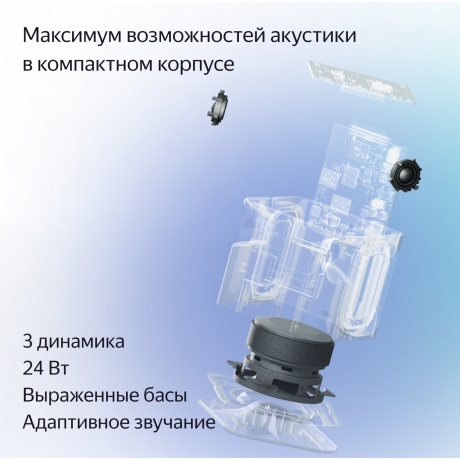 Умная колонка Яндекс Станция Миди YNDX-00054 (оранжевый) - фото 23
