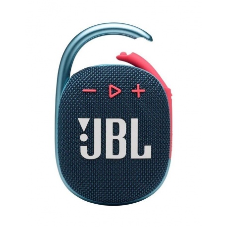 Портативная акустика JBL Clip 4 Blue-Pink JBLCLIP4BLUP - фото 1