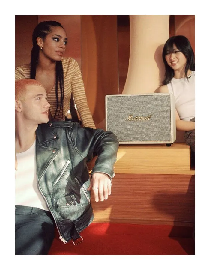 Портативная акустика Marshall WOBURN III кремовая - фото 11