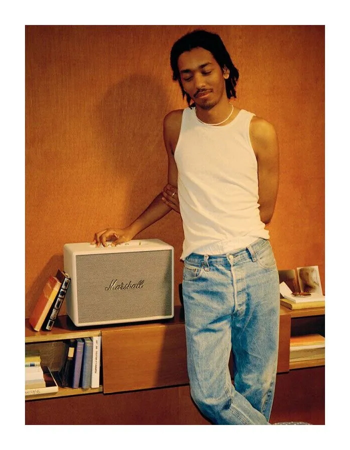 Портативная акустика Marshall WOBURN III кремовая - фото 12