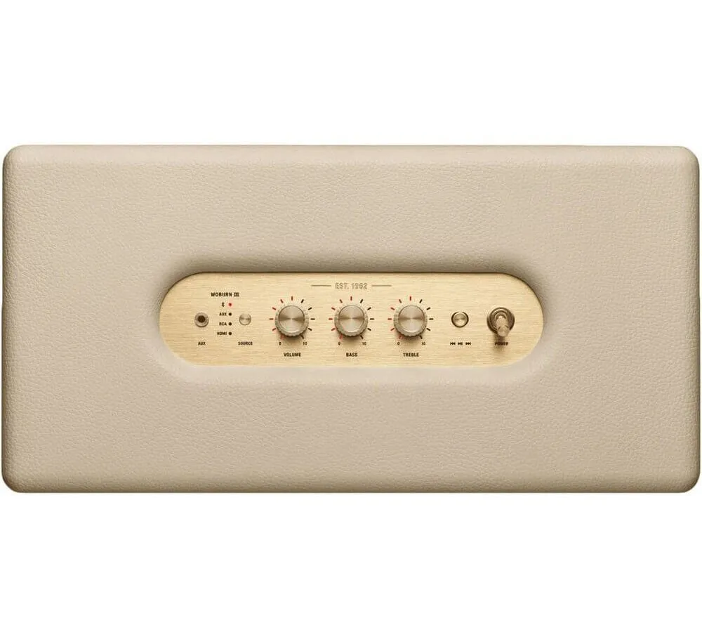 Портативная акустика Marshall WOBURN III кремовая - фото 2