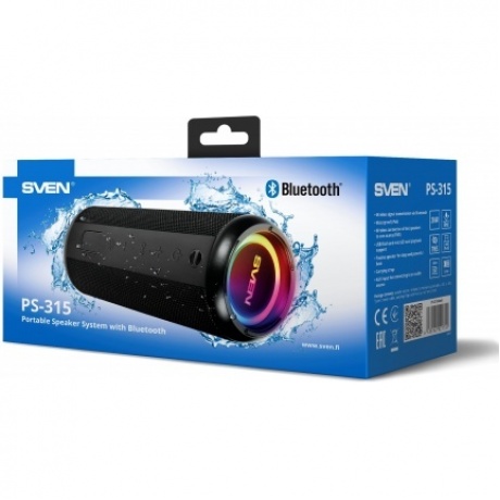 Портативная акустика SVEN PS-315 2.0 чёрные (SV-021702) - фото 11