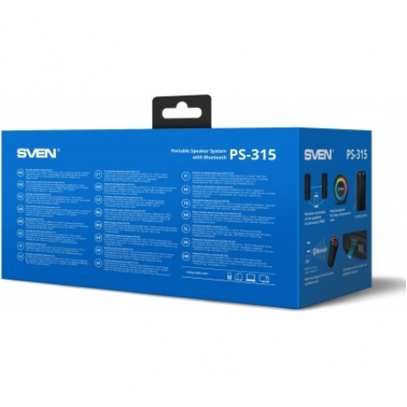 Портативная акустика SVEN PS-315 2.0 чёрные (SV-021702) - фото 12