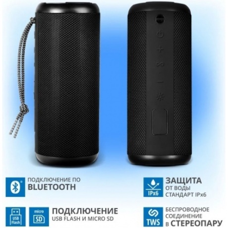 Портативная акустика SVEN PS-315 2.0 чёрные (SV-021702) - фото 15