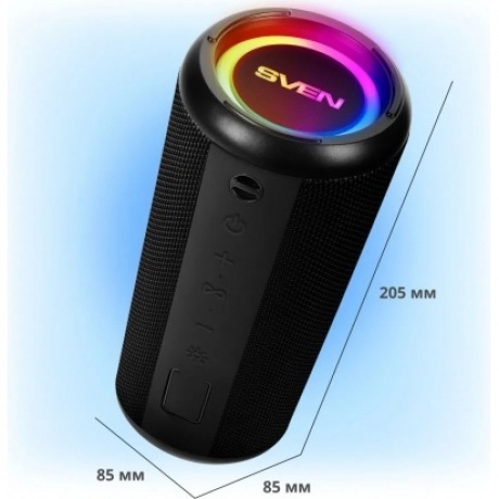 Портативная акустика SVEN PS-315 2.0 чёрные (SV-021702) - фото 16