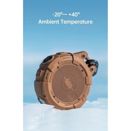 Портативная акустика MIFA Tango, цвет - коричневый - фото 3