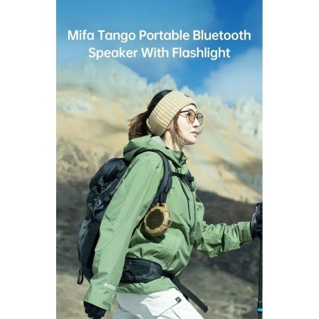 Портативная акустика MIFA Tango, цвет - коричневый - фото 4