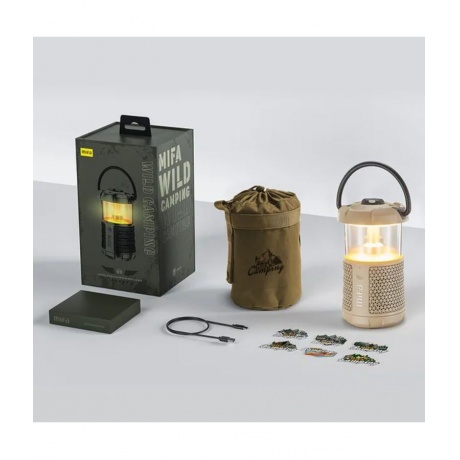 Портативная акустика светильник MIFA WildCamping, цвет - коричневый - фото 2
