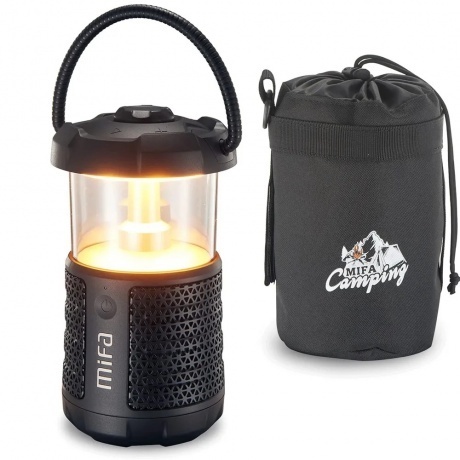 Портативная акустика светильник MIFA WildCamping, цвет - черный - фото 2