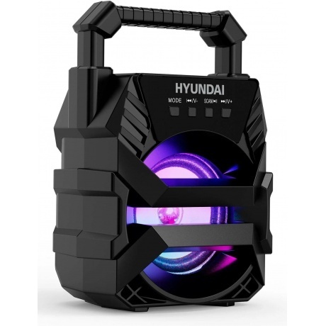 Портативная колонка Hyundai H-PS1000 черный - фото 2