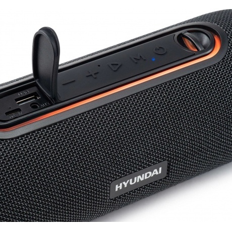 Портативная колонка Hyundai H-PS1021 черный/черный - фото 3