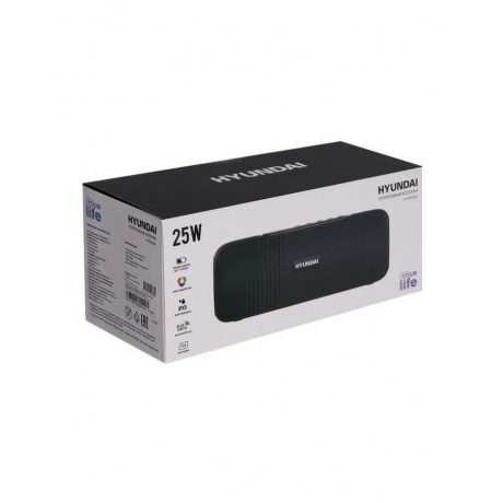 Портативная колонка Hyundai H-PS1021 черный/черный - фото 4