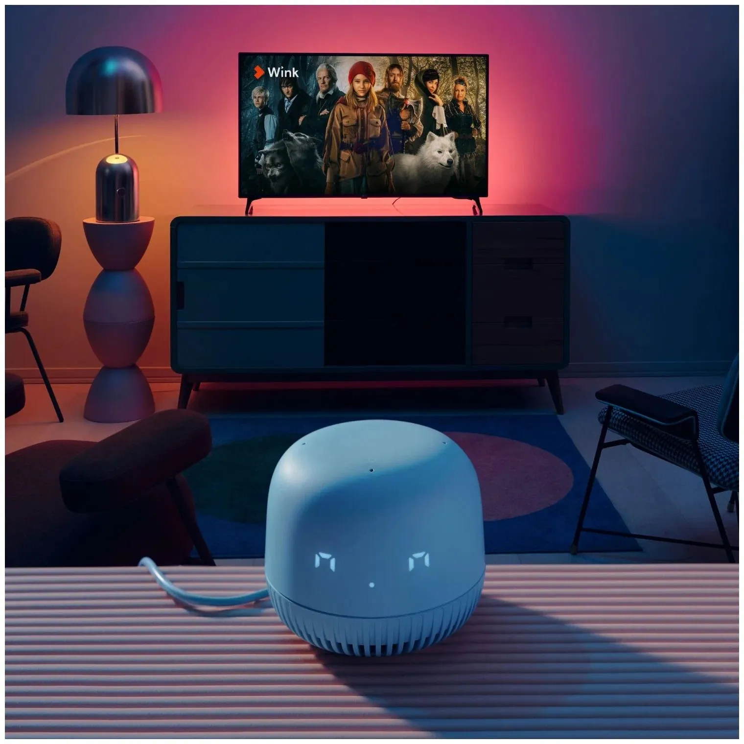 Умная колонка VK Капсула Нео Маруся голубой (VKSP11BL) - фото 6