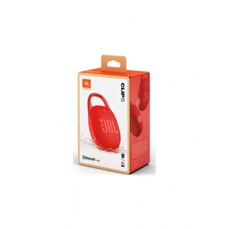 Портативная акустика JBL Clip 5 Red JBLCLIP5RED - фото 9