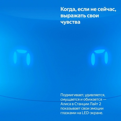 Умная колонка Яндекс.Станция Лайт 2 Blue YNDX-00026BLU - фото 19
