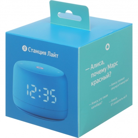 Умная колонка Яндекс.Станция Лайт 2 Blue YNDX-00026BLU - фото 29