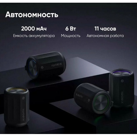 Портативная акустика Xiaomi Bluetooth Speaker Mini QBH4274GL - фото 5