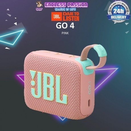 Портативная акустическая система JBL GO 4 - розовый - фото 15