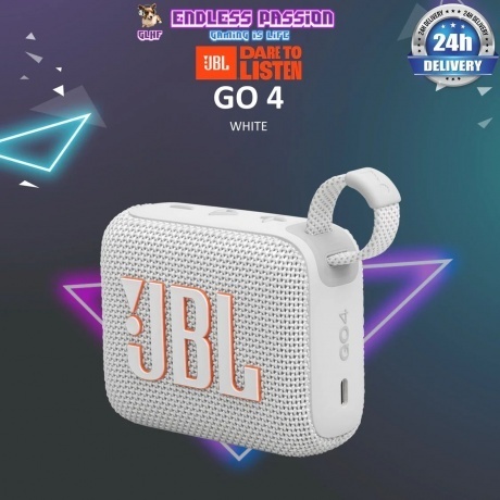 Портативная акустическая система JBL GO 4 - белый - фото 18