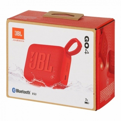 Портативная акустика  JBL GO 4 (JBLGO4RED) Red - фото 7