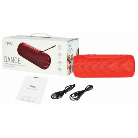 Портативная колонка TFN Dance Red - фото 10