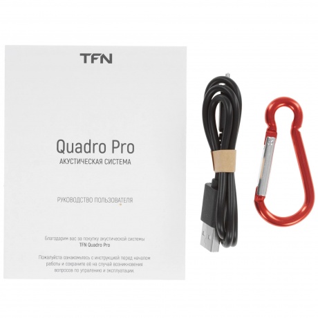 Портативная колонка TFN Quadro Pro red - фото 6
