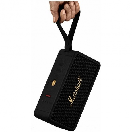 Портативная акустика Marshall Middleton Black and Brass - фото 3