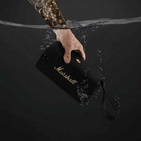Портативная акустика Marshall Middleton Black and Brass - фото 5