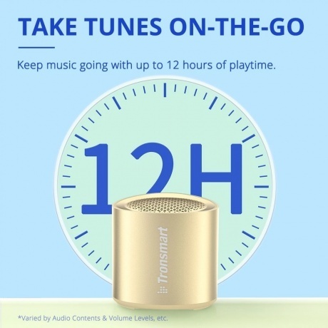 Портативная колонка Tronsmart Nimo Noble Gold - фото 11