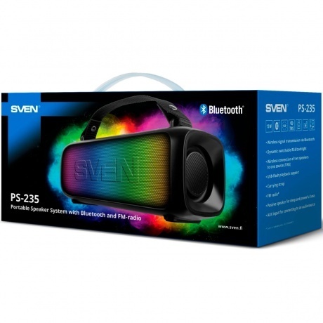 Портативная колонка Sven PS-235 (SV-022075) Black - фото 19