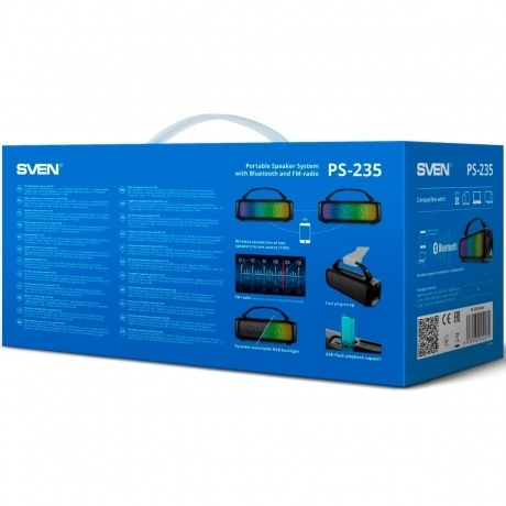 Портативная колонка Sven PS-235 (SV-022075) Black - фото 20