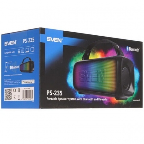Портативная колонка Sven PS-235 (SV-022075) Black - фото 8