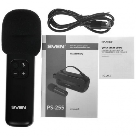 Портативная колонка Sven PS-255 (SV-022563) Black - фото 11