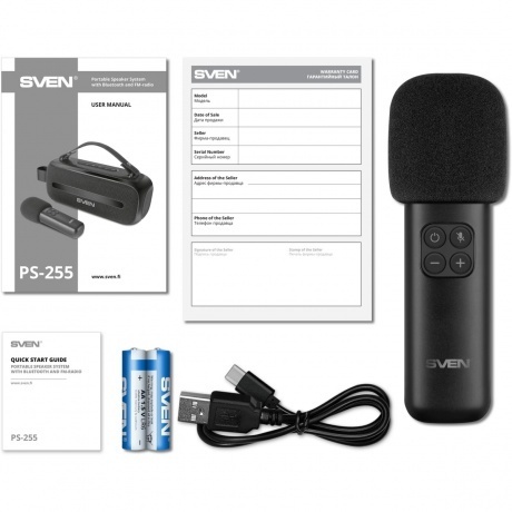 Портативная колонка Sven PS-255 (SV-022563) Black - фото 23