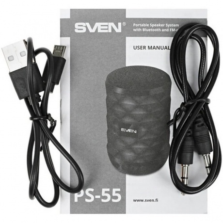 Портативная колонка Sven PS-555 (SV-022808) Black - фото 8