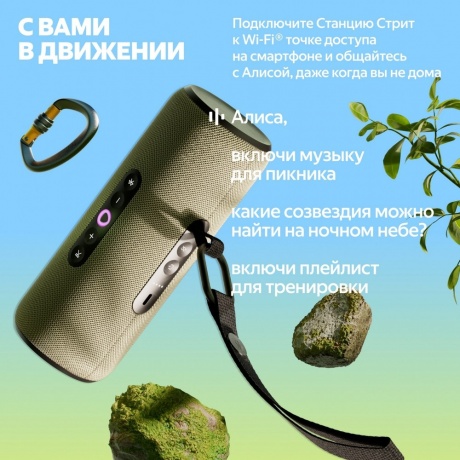 Умная колонка Яндекс Станция Стрит с Алисой (YNDX-00030VIO) Violet - фото 15