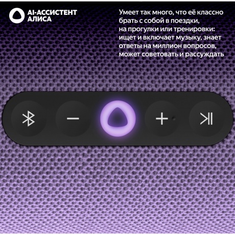 Умная колонка Яндекс Станция Стрит с Алисой (YNDX-00030VIO) Violet - фото 20
