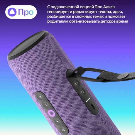 Умная колонка Яндекс Станция Стрит с Алисой (YNDX-00030VIO) Violet - фото 21