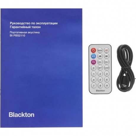 Портативная колонка Blackton Bt PBS2110 Black - фото 9