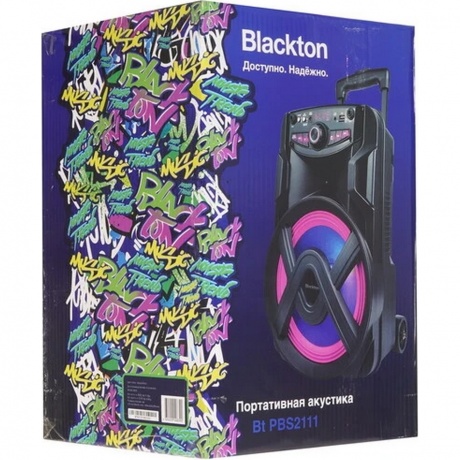 Портативная колонка Blackton Bt PBS2111 Black - фото 8
