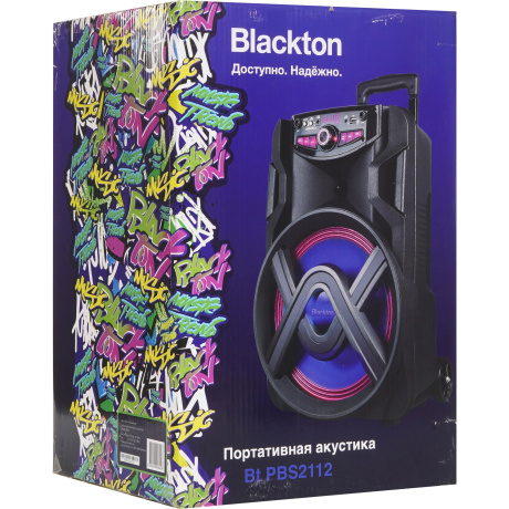 Портативная колонка Blackton Bt PBS2112 Black - фото 9