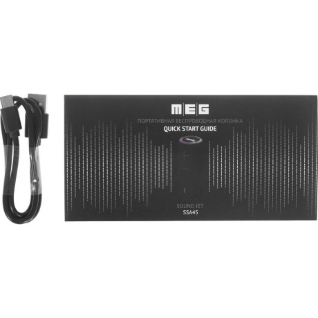 Портативная колонка MEG SSA45BL 45Вт черная - фото 7